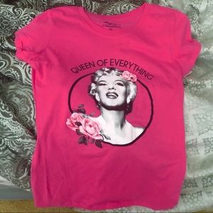 Hot Pink Marilyn Monroe T-shirt